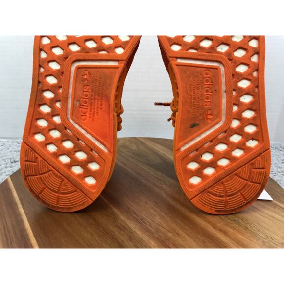 Adidas NMD Hu Pharrell Orange Casual Athletic Daily Sneakers Mens 6 GY0095 - Picture 12 of 14